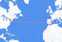 Flights from Philadelphia, the United States to Alicante, Spain