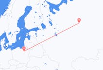 Flights from Syktyvkar, Russia to Szymany, Szczytno County, Poland