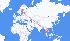 Flyrejser fra Rạch Giá, Vietnam til Turku, Finland