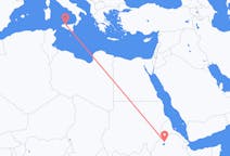 Flüge von Gonder, Äthiopien nach Palermo, Italien