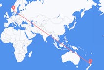 Flyg från Tauranga, Nya Zeeland till Oslo, Norge