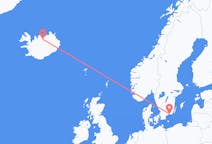冰岛出发地 阿克雷里飞往冰岛目的地 Karlskrona的航班