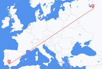 Fly fra Jaroslavl til Sevilla
