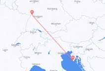 Flights from Pula, Croatia to Karlsruhe, Germany