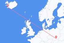 Vluchten van Poprad, Slowakije naar Reykjavík, IJsland