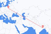 Flyg från Durgapur, Indien till Warszawa, Indien