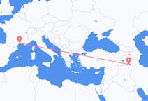 Flyg från Urmia, Iran till Montpellier, Frankrike