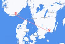 Flights from Ronneby, Sweden to Kristiansand, Norway