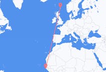 Flyrejser fra Cap Skiring, Senegal til Lerwick, Skotland