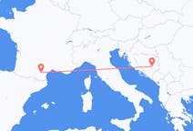 Flüge von Carcassonne, Frankreich nach Sarajewo, Bosnien und Herzegowina