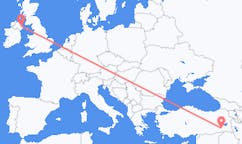 Vols de Siirt, Turquie à Belfast, Irlande du Nord