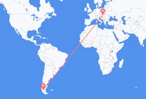 Flights from from Puerto Natales to Budapest
