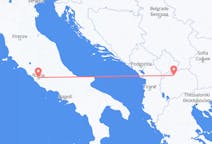Flyg från Rom, Italien till Skopje, Nordmakedonien