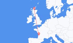 เที่ยวบิน จาก บอร์โด, ฝรั่งเศส ไปยัง อินเวอร์เนสส์, สกอตแลนด์