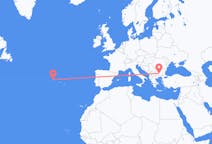 Flights from Plovdiv, Bulgaria to Corvo Island, Portugal