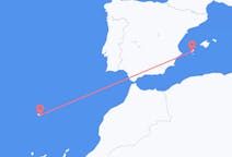 Flyreiser fra Funchal, til Ibiza