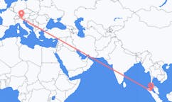 Flüge von Medan, Indonesien nach Bozen, Italien