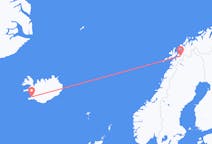 Flights from Reykjavik in Iceland to Narvik in Norway
