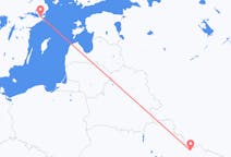 Fly fra Kharkiv til Stockholm