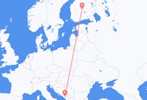 Flüge von Podgorica, Montenegro nach Jyväskylä, Finnland