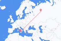Flights from Syktyvkar, Russia to Palermo, Italy