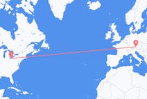 Flyrejser fra Cleveland til Salzburg