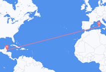 Flights from Caye Caulker, Belize to Cagliari, Italy