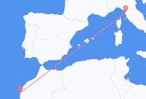 Flyreiser fra Essaouira, Marokko til Pisa, Italia