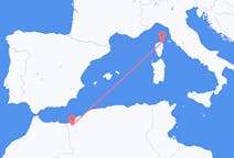 Fly fra Tlemcen til Bastia