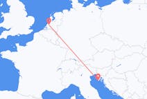 Flyreiser fra Pula, Kroatia til Rotterdam, Nederland
