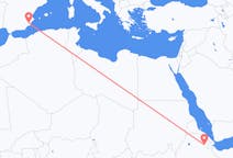 Flyrejser fra Semera, Etiopien til Murcia, Spanien
