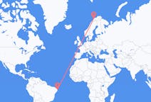 Flights from João Pessoa, Paraíba, Brazil to Tromsø, Norway