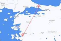 Flyreiser fra Izmir, Tyrkia til Istanbul, Tyrkia