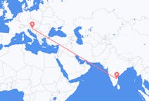 印度出发地 蒂鲁帕蒂飞往印度目的地 萨格勒布的航班