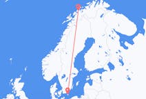 Flights from Tromsø, Norway to Bornholm, Denmark