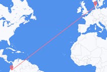 Flyreiser fra Quito, Ecuador til Billund, Danmark