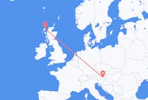 Flights from Stornoway, the United Kingdom to Graz, Austria
