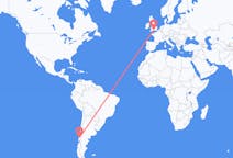 Flyreiser fra Osorno, Chile til Bournemouth, England