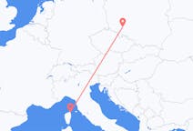 Flyg från Bastia, Frankrike till Wroclaw, Polen