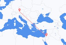 Flyreiser fra Amman, til Salzburg