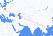 Flyrejser fra Zhanjiang, Kina til Kraków, Polen
