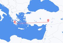 Vluchten van Kalamáta naar Kahramanmaraş