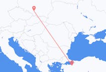 Fly fra Bursa til Katowice