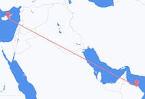 Flights from Muscat to Larnaca