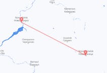 Vluchten van Novokoeznetsk naar Novosibirsk