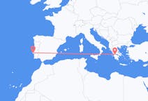 Vluchten van Lissabon, Portugal naar Patras, Griekenland