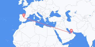 Flights from the United Arab Emirates to Spain