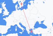 Flyreiser fra Växjö, Sverige til Mykonos, Hellas