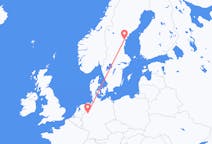 Fly fra Sundsvall til Münster
