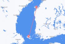 Flyrejser fra Mariehamn, Åland til Vaasa, Finland